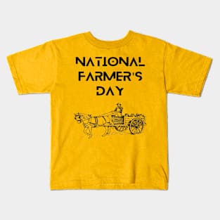 Farmers -  National Farmers Day Kids T-Shirt